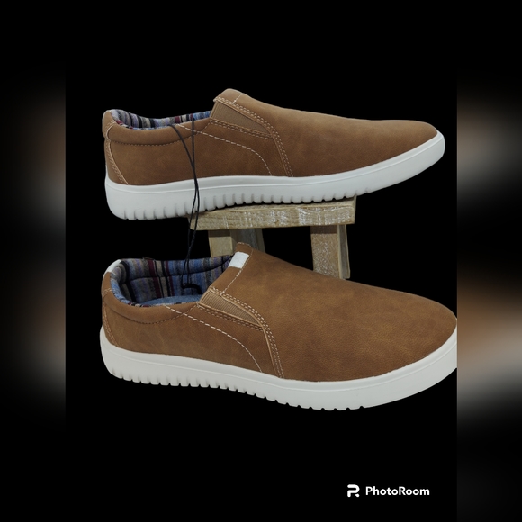 IZOD Brown Slip-On Shoes Men's Size 11 NWOT - Picture 4 of 5